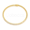 Rack Plating Brass Pave Clear Cubic Zirconia Choker Necklaces NJEW-A031-01G-1