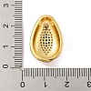 Rack Plating Brass Micro Pave Cubic Zirconia Pendants KK-P277-28G-02-3