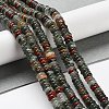 Natural African Bloodstone Beads Strands G-G084-A05-01-2