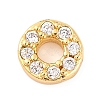 Rack Plating Brass Micro Pave Cubic Zirconia Cabochons KK-F874-04G-O-1