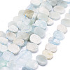 Natural Aquamarine Beads Strands G-E569-P03-1