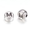 Alloy Letter Beads PALLOY-G190-AS-M-2