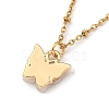 Glitter Powder Butterfly Jewelry Sets SJEW-JS01113-04-5