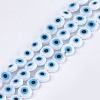 Handmade Evil Eye Lampwork Beads Strands LAMP-S191-02A-08-2