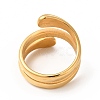 Ion Plating(IP) 304 Stainless Steel Finger Rings for Women Men RJEW-C049-04B-G-3