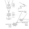 SHEGRACE Brass Tiered Necklaces JN879A-5