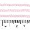 Baking Painted Transparent Glass Beads Strands DGLA-F029-J2mm-08-5