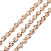 Ion Plating(IP) 304 Stainless Steel Flower Link Chains STAS-B041-08RG-1