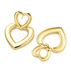 Heart Stud Earrings EJEW-G355-19G-2
