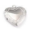 316 Stainless Steel Locket Pendants STAS-L258-005A-P-1