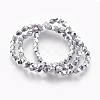 Electroplated Non-magnetic Synthetic Hematite Bead Strand G-E498-06B-07-2