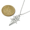 304 Stainless Steel Pendant Necklace for Women NJEW-JN04387-04-3