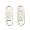 201 Stainless Steel Chain Tabs STAS-G245-10-3