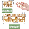   2 Boxes 2 Style Wood Alphabet & Number Puzzles for Toddlers AJEW-PH0004-29A-4