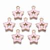 Alloy Enamel Pendants X-ENAM-S121-027B-1