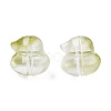Transparent Spray Painted Glass Beads GLAA-N035-023-C05-3