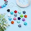 CHGCRAFT 84Pcs 14 Colors Silicone Beads SIL-CA0001-26-6