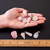 Heart Gemstone Pendants G-TA0001-19-7