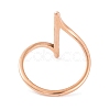 304 Stainless Steel Thin Curve Finger Ring for Women RJEW-C086-25-RG-3