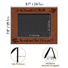 Leather Picture Frame AJEW-WH0320-01I-2