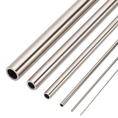 BENECREAT 6Pcs 6 Styles 304 Stainless Steel Tubes FIND-BC0002-34-1