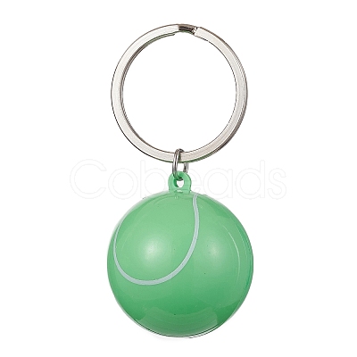 ABS Plastic Sports Ball Theme Pendants Keychains KEYC-JKC00659-1