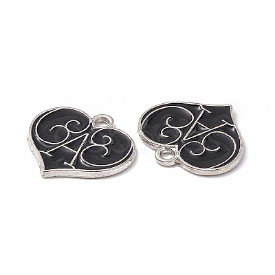 Alloy Enamel Pendants ENAM-H039-03P-1