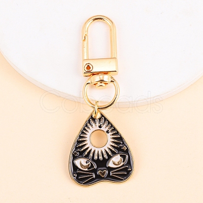 Punk Style Alloy Enamel Pendant Keychain PW-WG79069-01-1