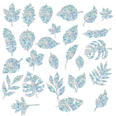 Waterproof PVC Colored Laser Stained Window Film Adhesive Stickers DIY-WH0256-064-1