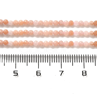 Natural Pink Aventurine Beads Strands G-B074-B05-01-1