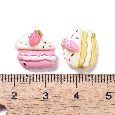 Opaque Cute Resin Decoden Cabochons RESI-B024-01C-1