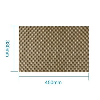 PVC Non-Slip Imitation Rattan Insulation Pad AJEW-TA0015-03C-1