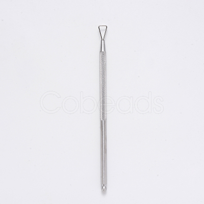 Double Head Stainless Steel Cuticle Pusher MRMJ-Q102-01H-1