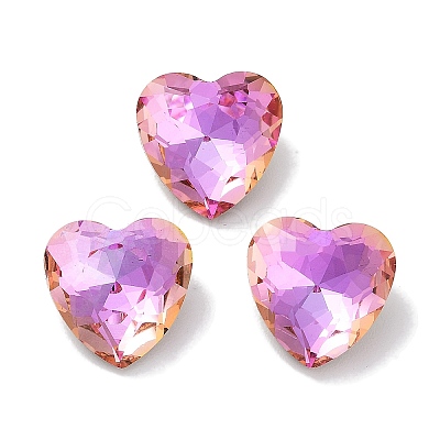 Glass Rhinestone Cabochons RGLA-G020-04E-D502-1