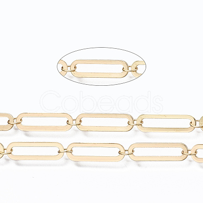 Brass Paperclip Chains CHC-S009-009KC-1