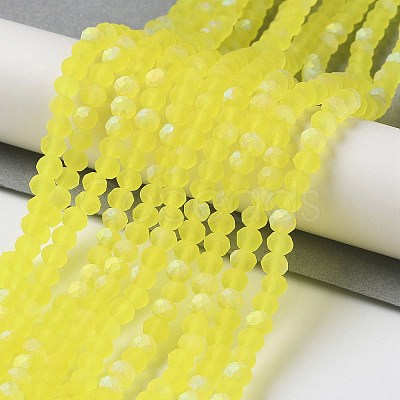 Transparent Glass Beads Strands EGLA-A044-T2mm-MB29-1