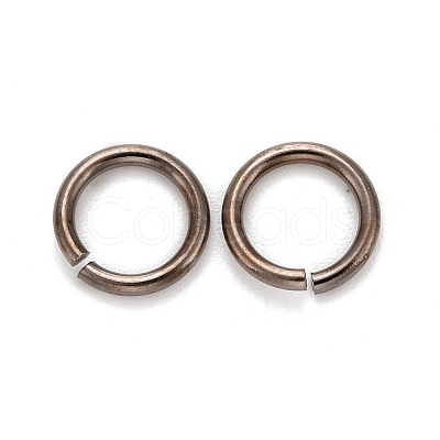 Brass Jump Rings KK-M165-7mm-01B-RS-1