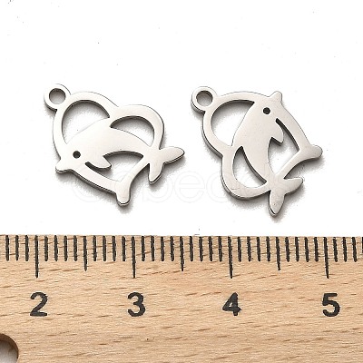 Non-Tarnish Valentine's Day 316 Surgical Stainless Steel Charms STAS-H190-15P-03-1