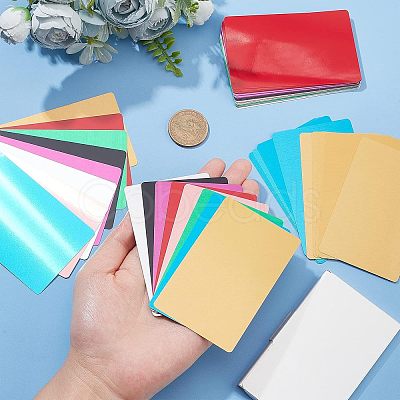 Nbeads 20Pcs Aluminum Heat Transfer Film Crafts DIY-NB0006-37B-1