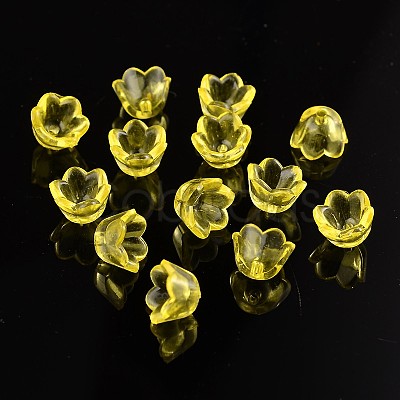 Transparent Acrylic Beads PL548-2-1