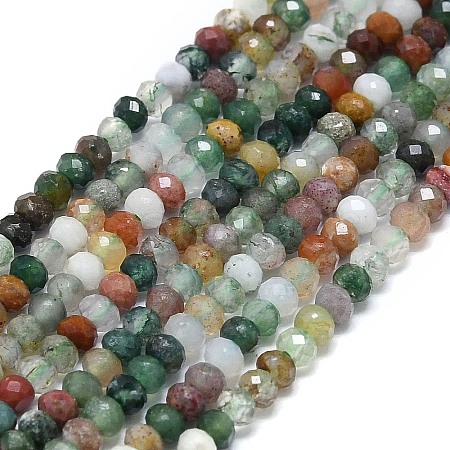 Natural Indian Agate Beads Strands G-G106-A36-01-1