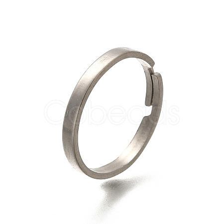 Adjustable 304 Surgical Stainless Steel Cuff Ring Settings STAS-F311-21P-01-1