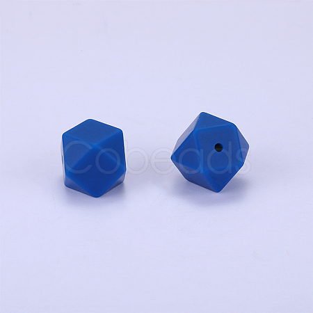 Hexagonal Silicone Beads SI-JX0020A-50-1