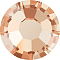 Preciosa&reg MAXIMA Crystal No Hotfix Flatback Stones, Czech Crystal, Dura Foiling, Round(438 11 615 Chaton Rose), 00030 244 Golden Honey, SS8(2.3~2.5mm)