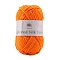 Polyester Yarn for Sweater Hat, for Knitting Crochet Supplies, Dark Orange, 2mm, about 92.96 Yards(85m)/Skein