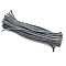 DIY Plush Sticks, with Iron Core, Pipe Cleaners, Kid Craft Material, Gray, 300mm, 100pcs/set