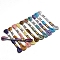 11Bundles 11 Colors Hand-woven Embroidery Cotton Threads, Mixed Color, 1mm, about 8.75 Yards(8m)/Bundle, 1bundle/color