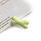 Macaron Color Plastic Alligator Hair Clips, Hair Accessories for Girls Women, Bone Shape, Light Green, 40mm