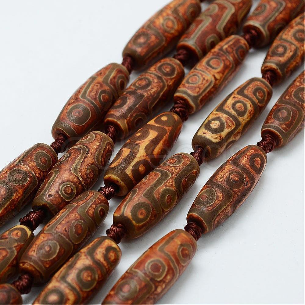 Cheap Tibetan Style 9-Eye DZi Beads Strands Online Store - Cobeads.com