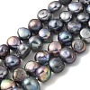 Dyed Natural Cultured Freshwater Pearl Beads Strands PEAR-A006-09E-1